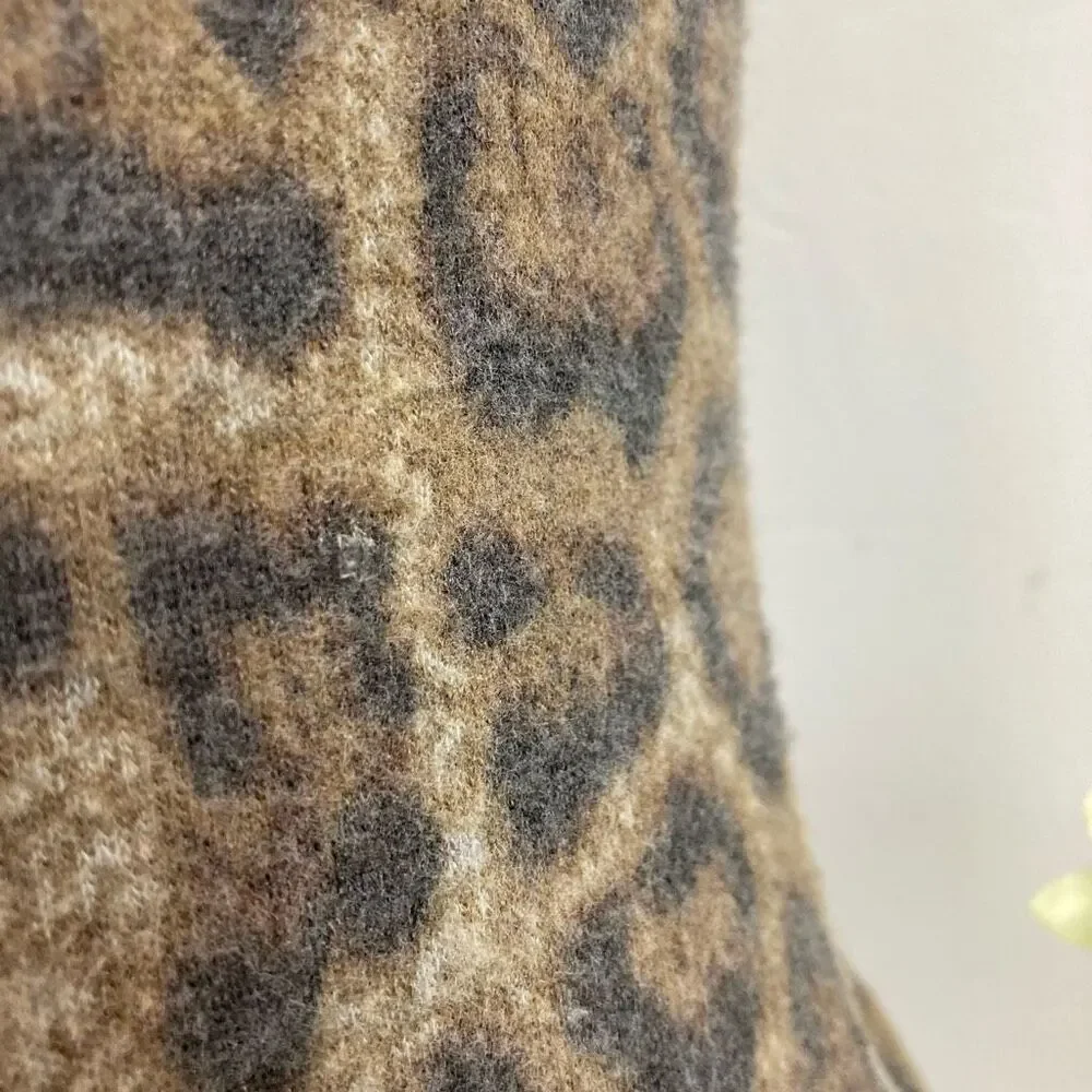 ANTISTAR dress Sz S Leopard Print Body Con New York Mob Wife